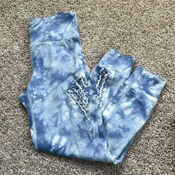 Free People movement blue tie dye highrise legging - Picture 4 of 6
